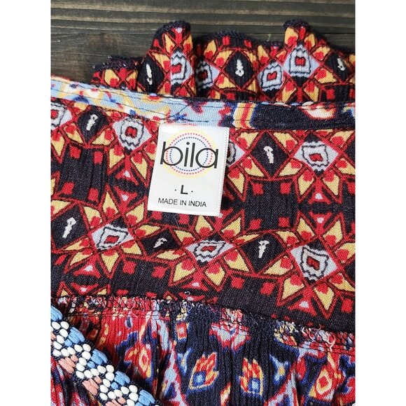 Bila Los Angeles Embroidered‎ Boho Tank Top Size Large - Picture 3 of 6